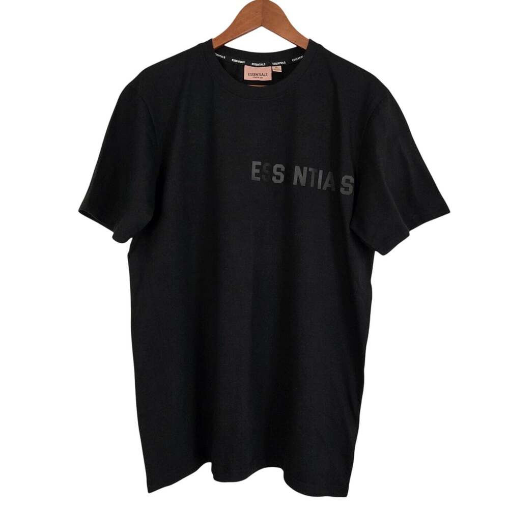 Fear of God Essentials Stretch Oversized T-Shirt Limo Black SS22 Size XL Unisex